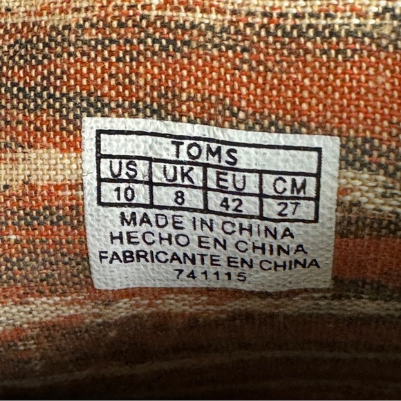 Toms Desert Women's Brown Suede Lace Up Wedge Ankle Bootie Boots Size 10 741115 - Picture 7 of 9